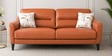 Meda 3 Seater Sofa In Tan Brown Colour Meda 3 Seater Sofa In Tan Brown Colour