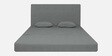 Medium Fabric Convertible Sofa Cum Bed in Grey Colour