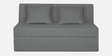 Medium Fabric Convertible Sofa Cum Bed in Grey Colour