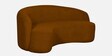 Oslo Teddy Fabric 3 Seater sofa in Rust Colour
