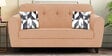 Melaan Fabric 2 Seater Sofa In Cosmic Beige Color
