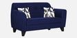 Melaan Fabric 2 Seater Sofa In Royal Blue Color