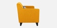 Melaan Fabric 3 Seater Sofa In Bold Yellow Color