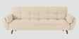Melano Fabric Convertible Sofa Cum Bed In Jute Woom Beige Colour
