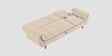 Melano Fabric Convertible Sofa Cum Bed In Jute Woom Beige Colour