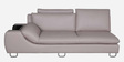 Melbourne Leatherette LHS Sectional Sofa in Beige Colour