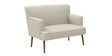 Memsaab Fabric 2 Seater Sofa in Srilanka Ivory Colour