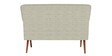 Memsaab Fabric 2 Seater Sofa in Srilanka Ivory Colour