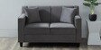 Merax Velvet 2 Seater Sofa in Dark Grey Colour