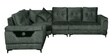 Mercury Sectional Sofa in Dark Grey Colour in L Shape