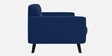 Mersela Velvet Fabric 2 Seater Sofa In Blue Colour