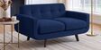 Mersela Velvet Fabric 2 Seater Sofa In Blue Colour