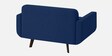 Mersela Velvet Fabric 2 Seater Sofa In Blue Colour