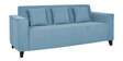 Meruit 3 Seater Sofa In Ice Blue Colour In Colour