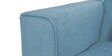 Meruit 3 Seater Sofa In Ice Blue Colour In Colour