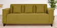 Meruit 3 Seater Sofa In Olive Green Colour In Colour
