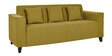 Meruit 3 Seater Sofa In Olive Green Colour In Colour