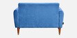 Meville Velvet  2 Seater Sofa in Blue Colour