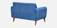 Meville Velvet  2 Seater Sofa in Blue Colour