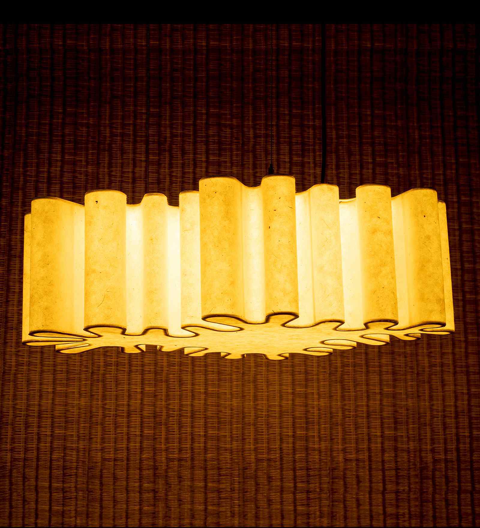 MEANDER Cascade Handcrafted Pendant Lamp with Bulb (E27 Holder)