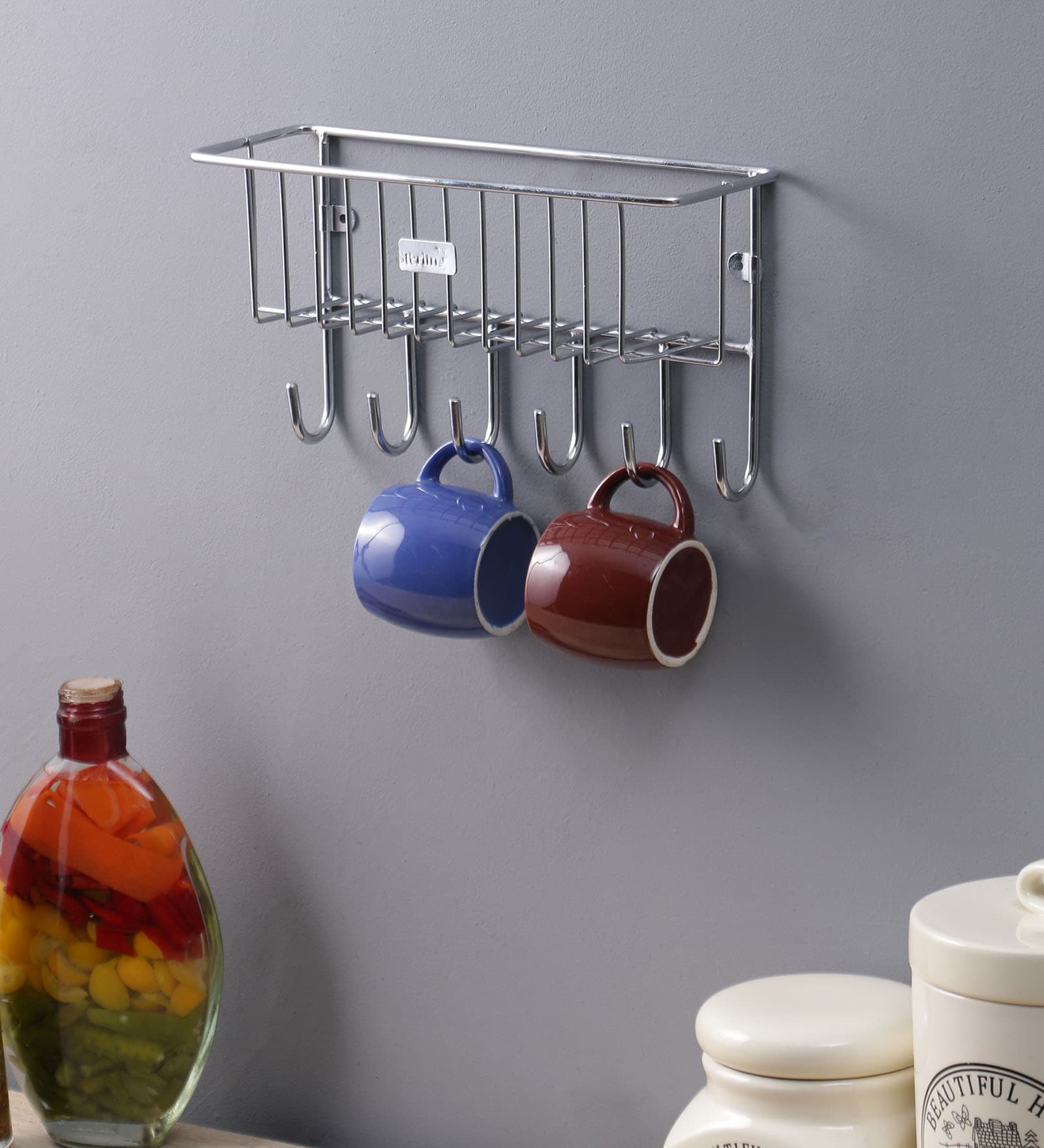 Meded Stainless Steel Keychain & Post Envelope Holder