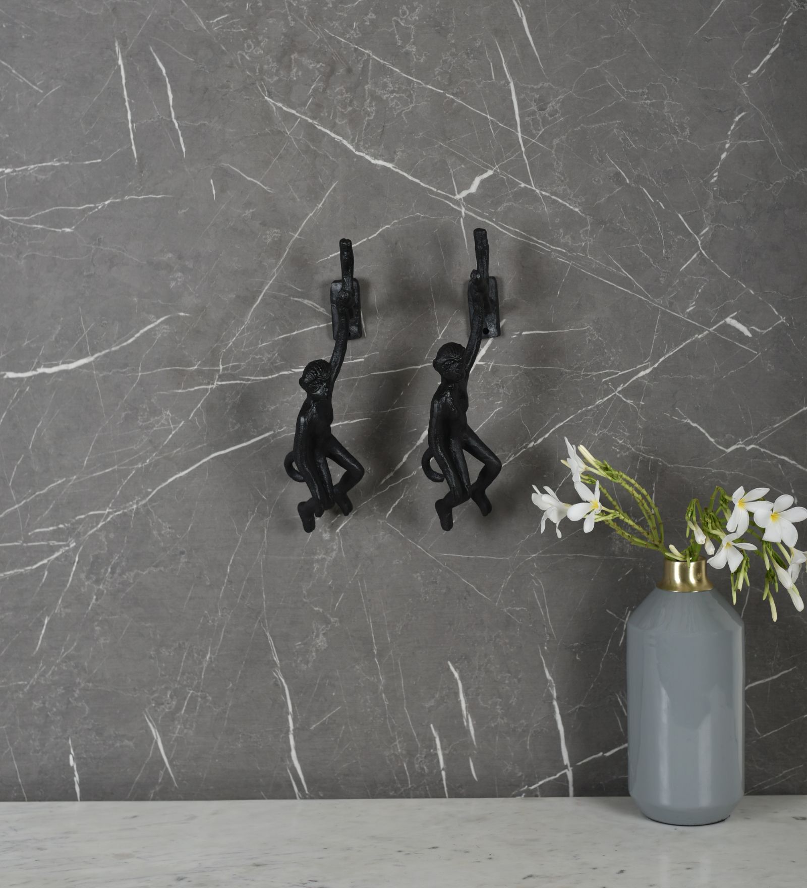 Medha Etched Black Aluminium (Set of 2) Hanging Wall Art Medha Etched Black Aluminium (Set of 2) Hanging Wall Art