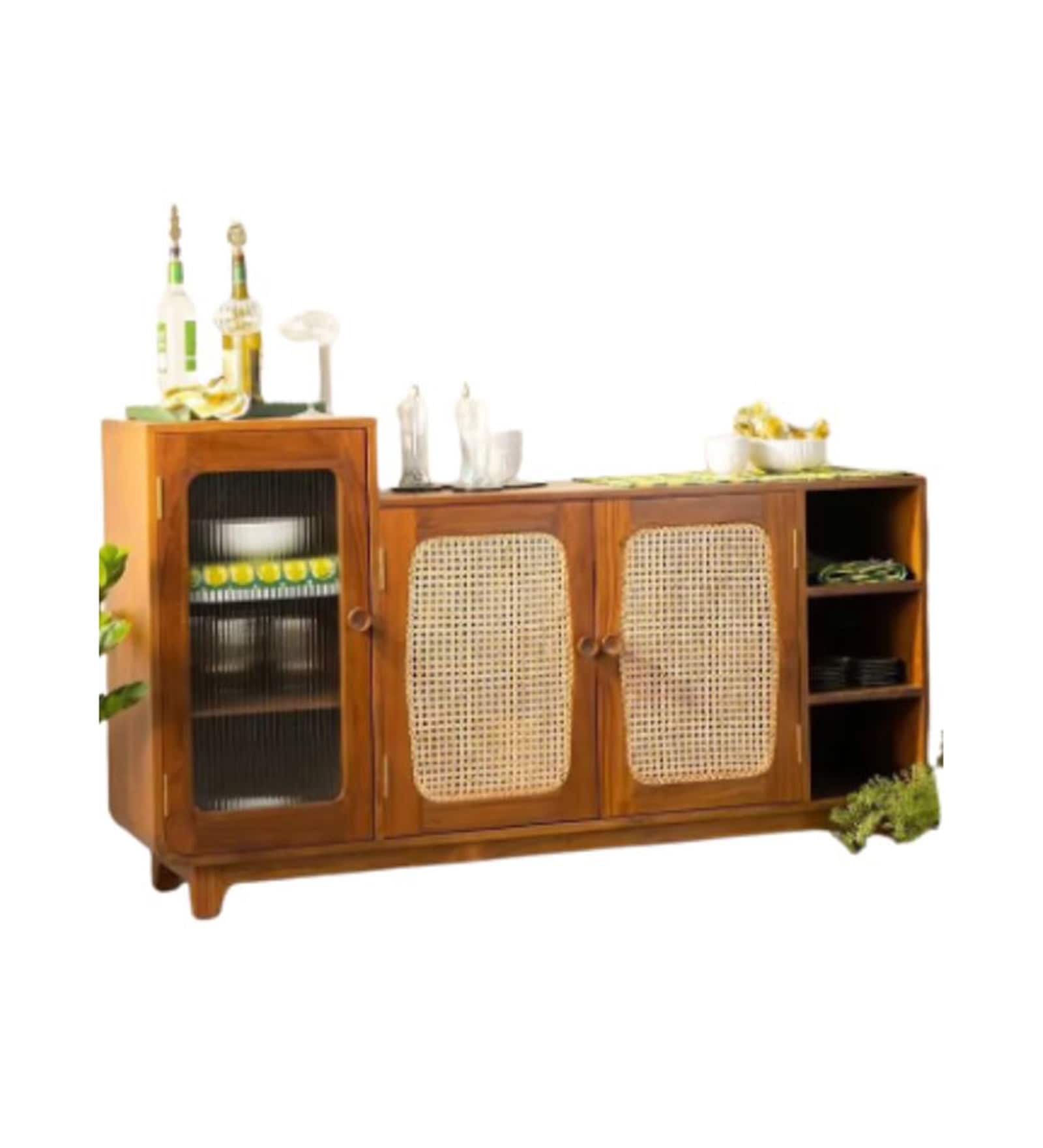 Medium Luna And Sideboard In Natural Finish