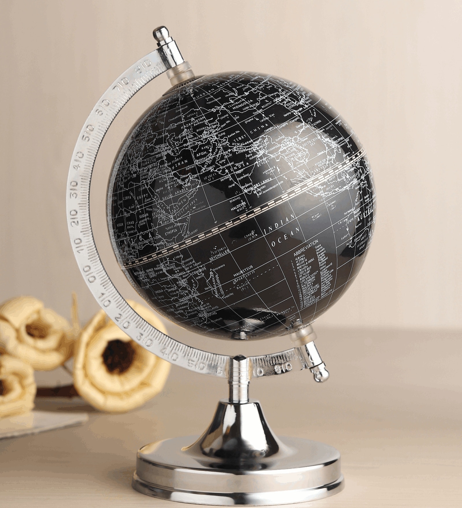 Black Meridian Globe
