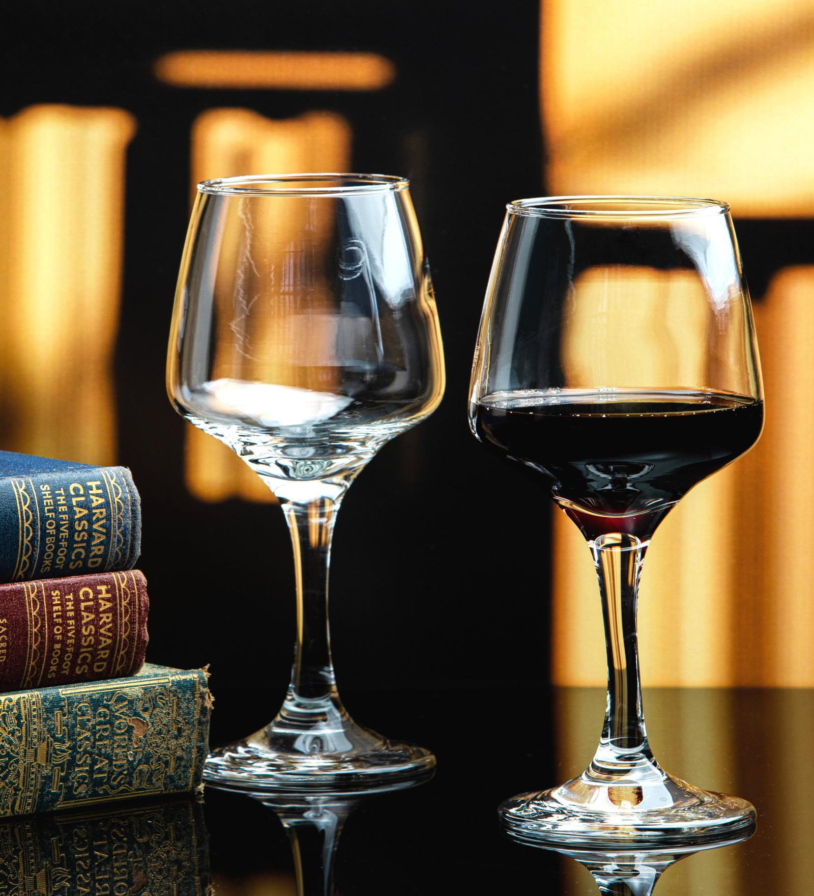 Meridian Stem Glass Tumbler set of 6pcs