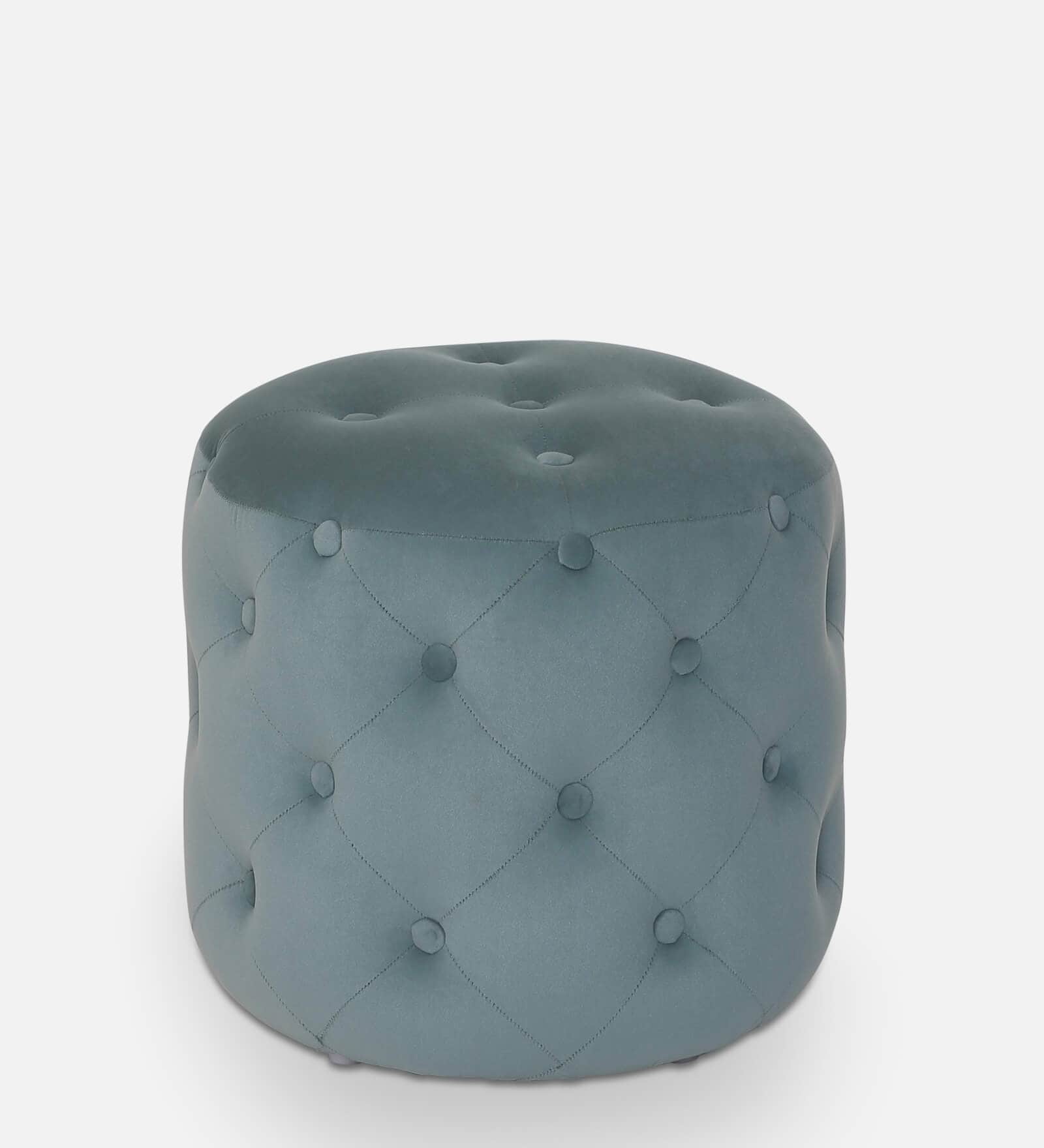 Meril Rund Buy Meril Round Tufted Pouffe in Green Colour at 36% OFF by VOF | Pepperfry