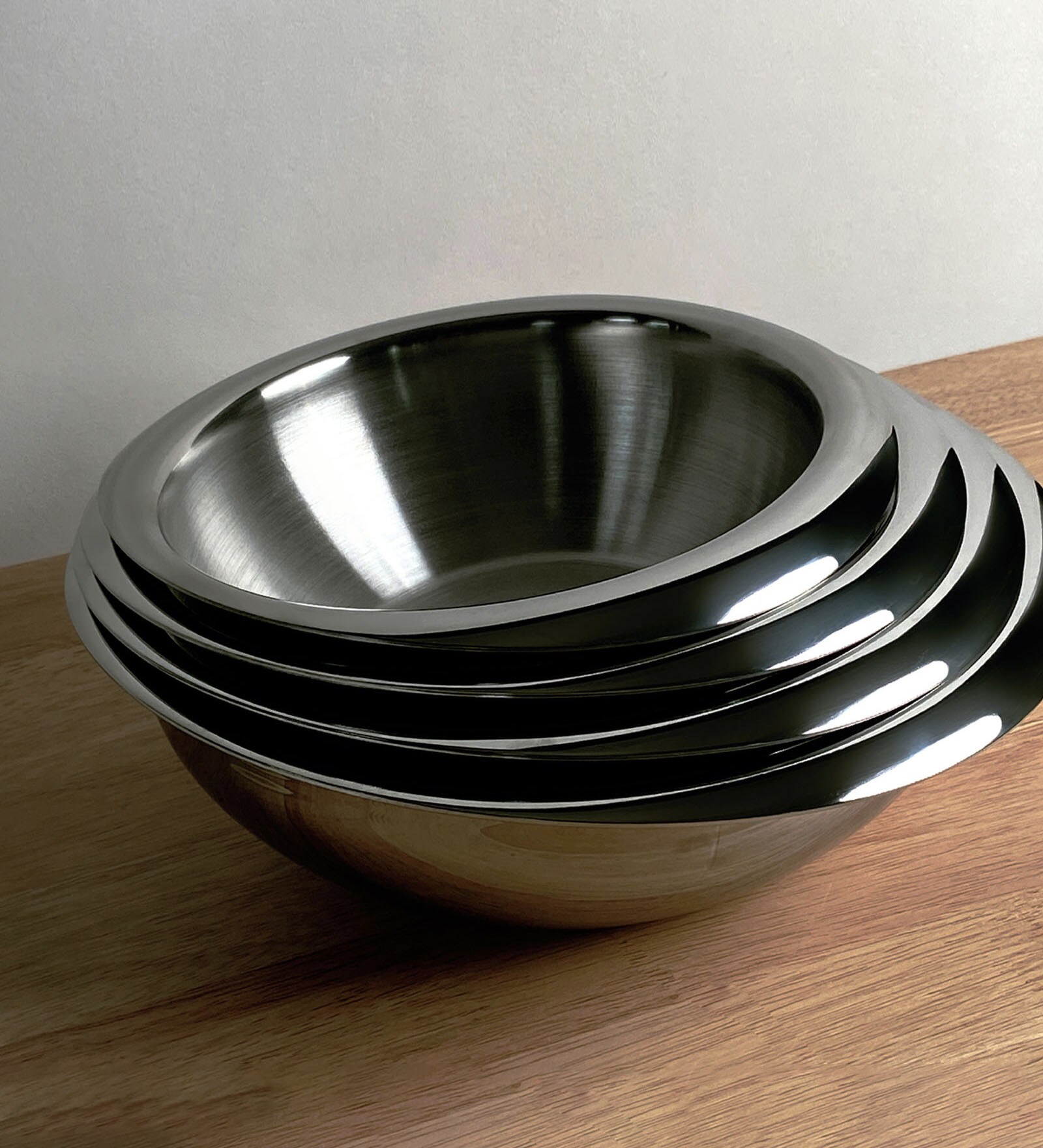 Silver Stainless Steel Kadhai 24 cm