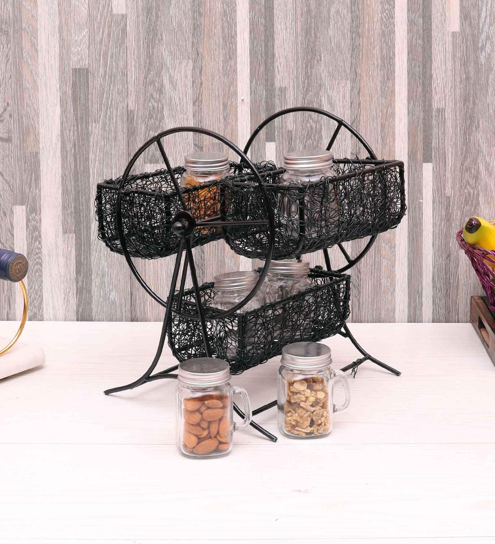 Revolving Wheel Masala- Dry Fruits Server Revolving Wheel Masala- Dry Fruits Server