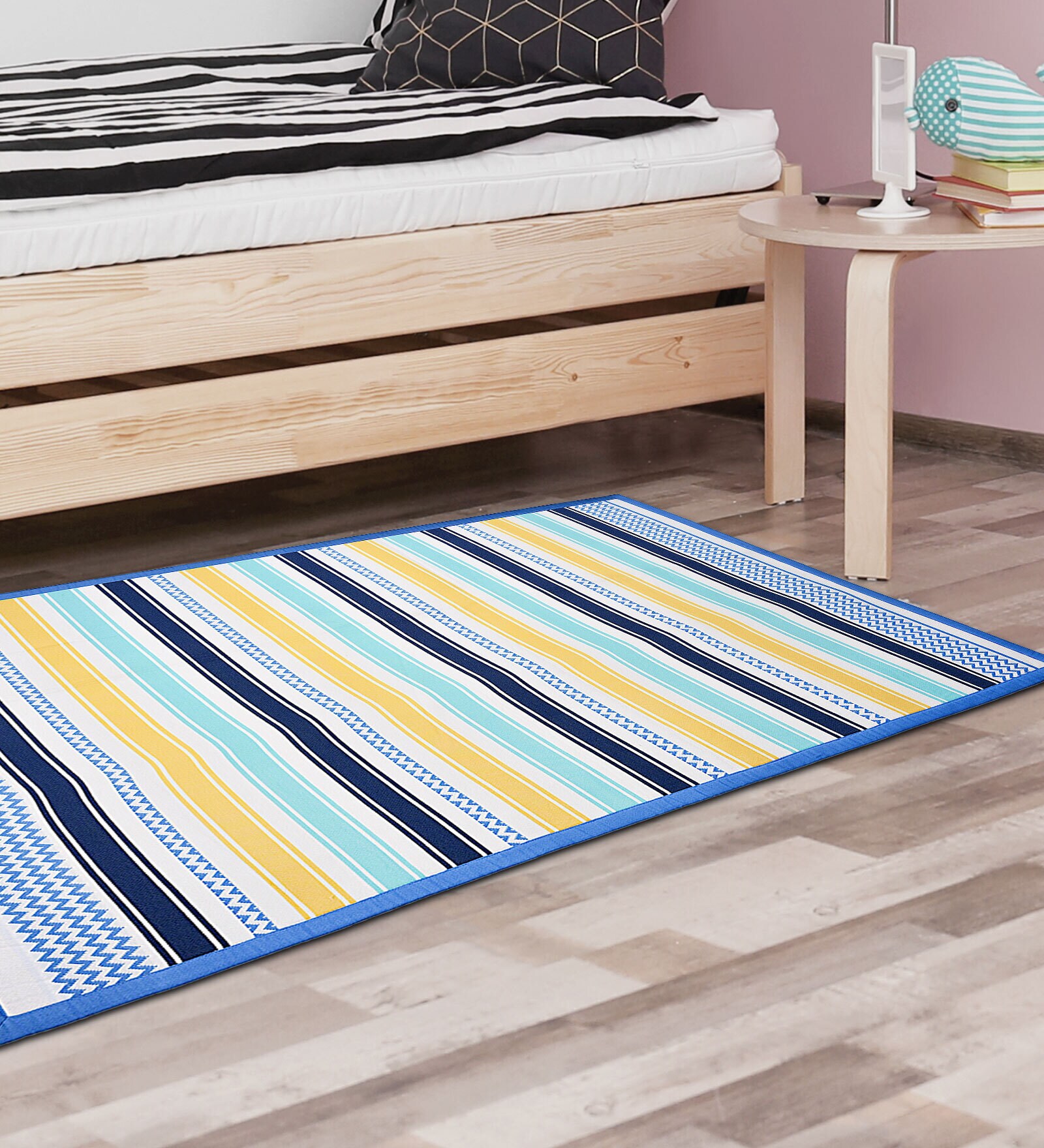 Merry Woven Kids Mat In Multicolour