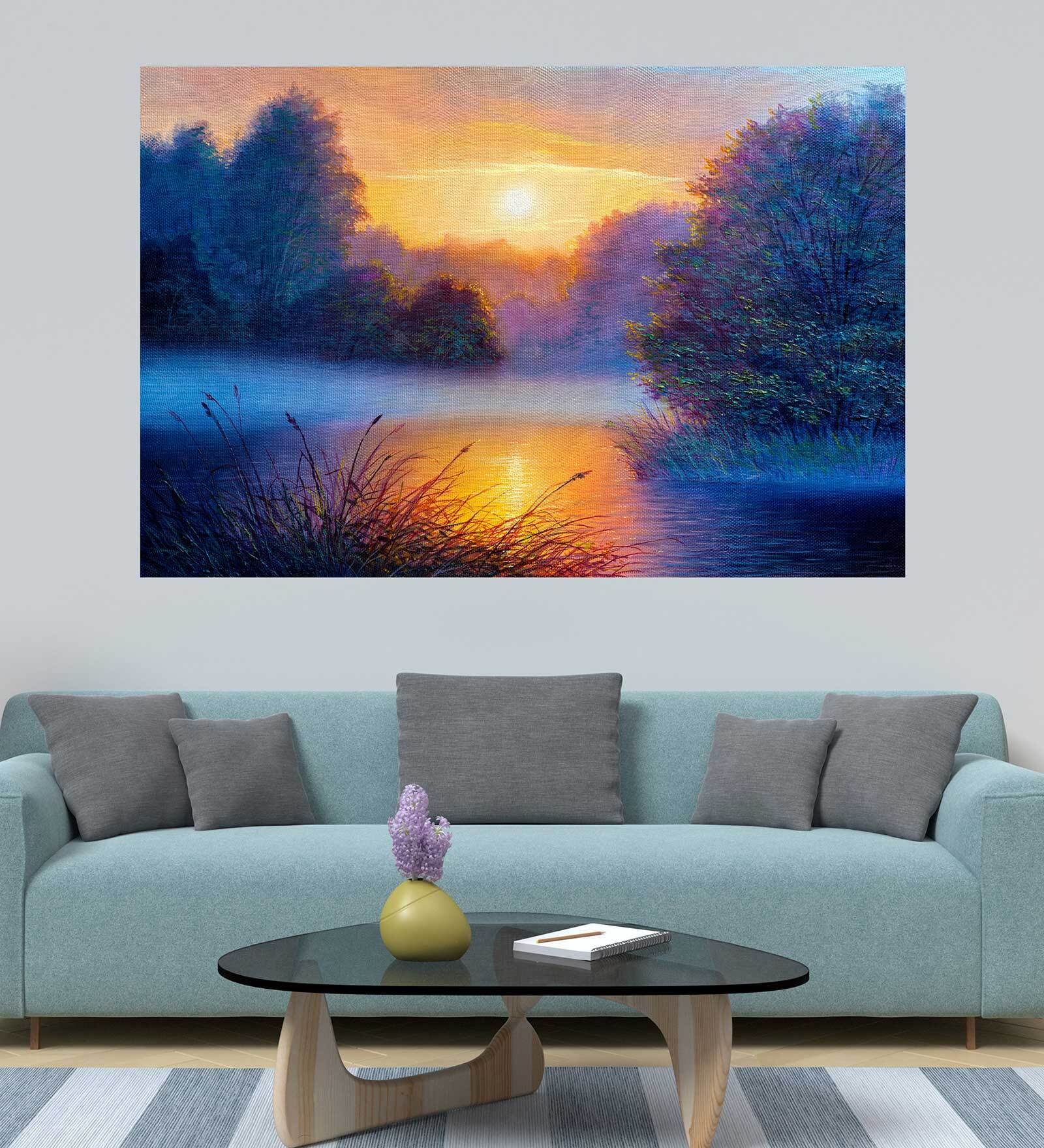 Mesmerizing Nature Self Adhesive Wall Poster for Home Decor(Vinyl, 24 x 36 Inch)
