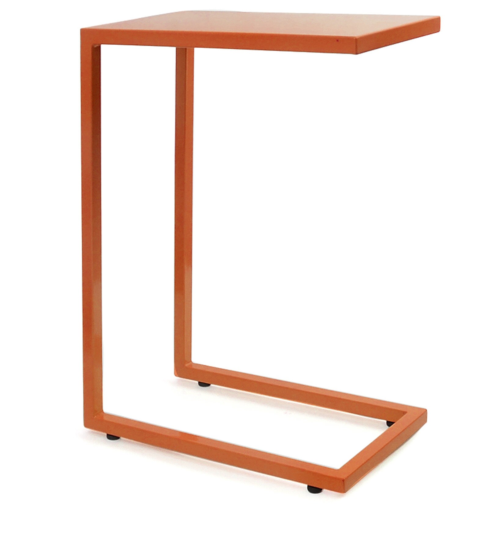 Buy Metal C End Table in Orange Colour by The Yellow Door Online