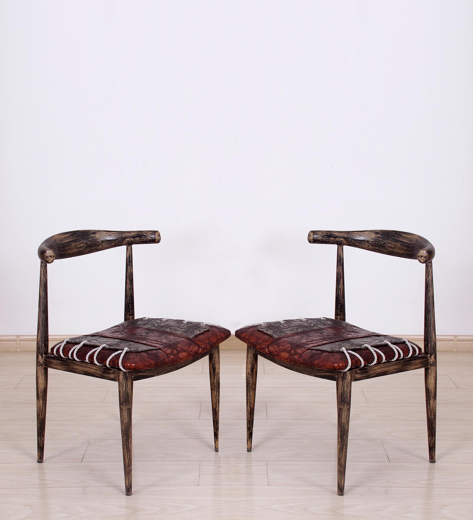 Buy Sherman Metal Chair (Set of 2) in Antique Bronze at 4 OFF by