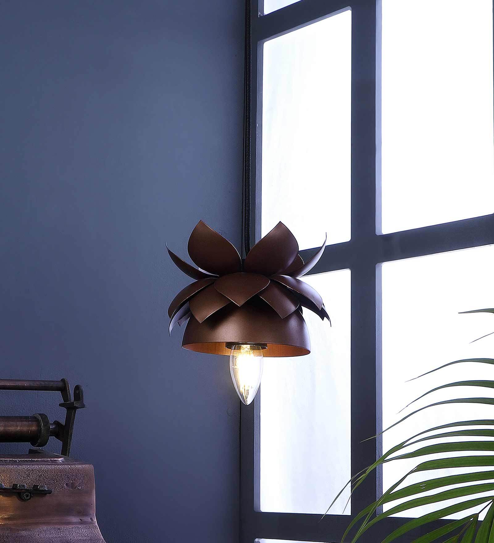 Arinda Hang Copper Metal Hanging Light