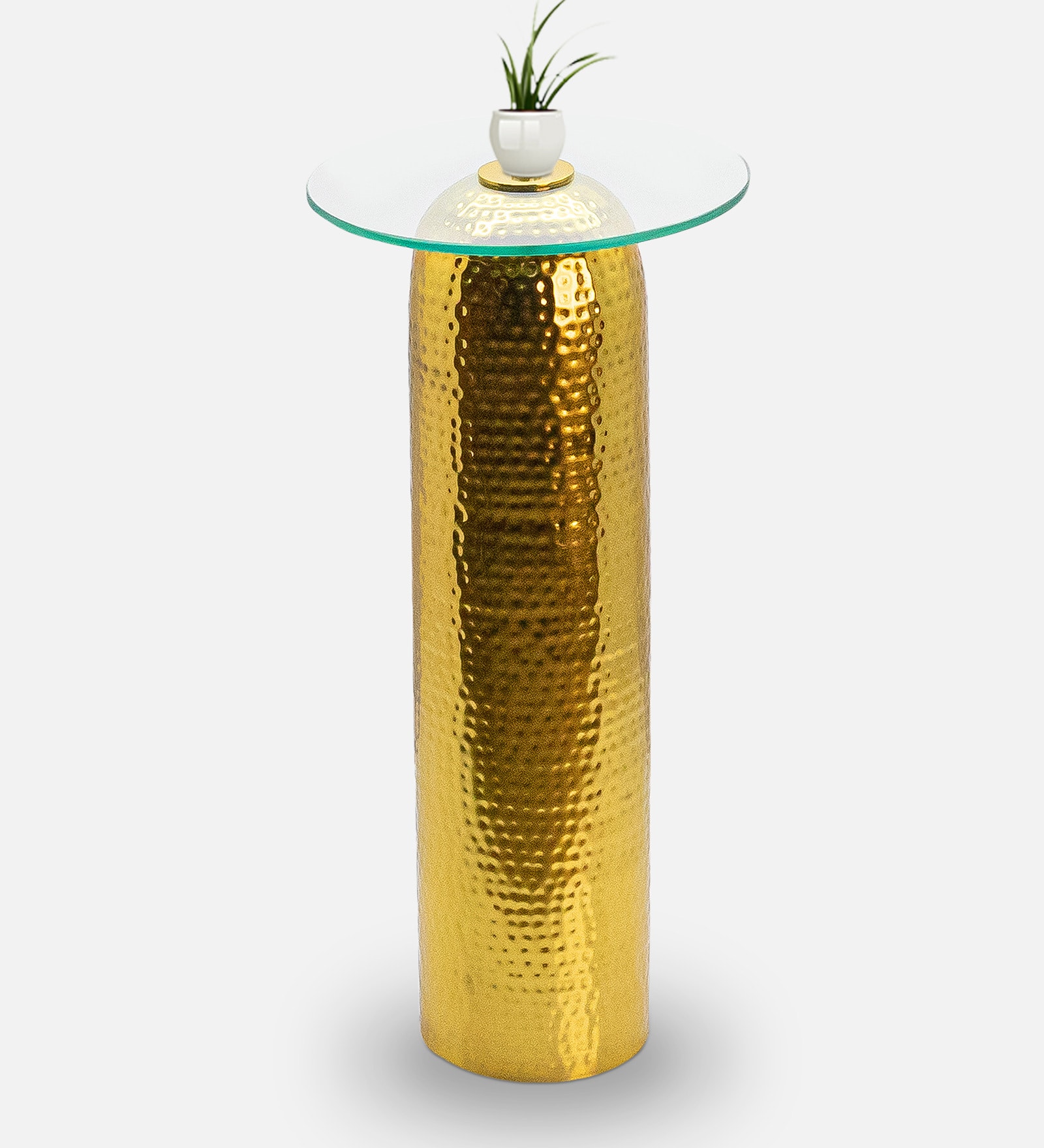 Zalto Metal Small Coffee Table in Shiny Gold Colour