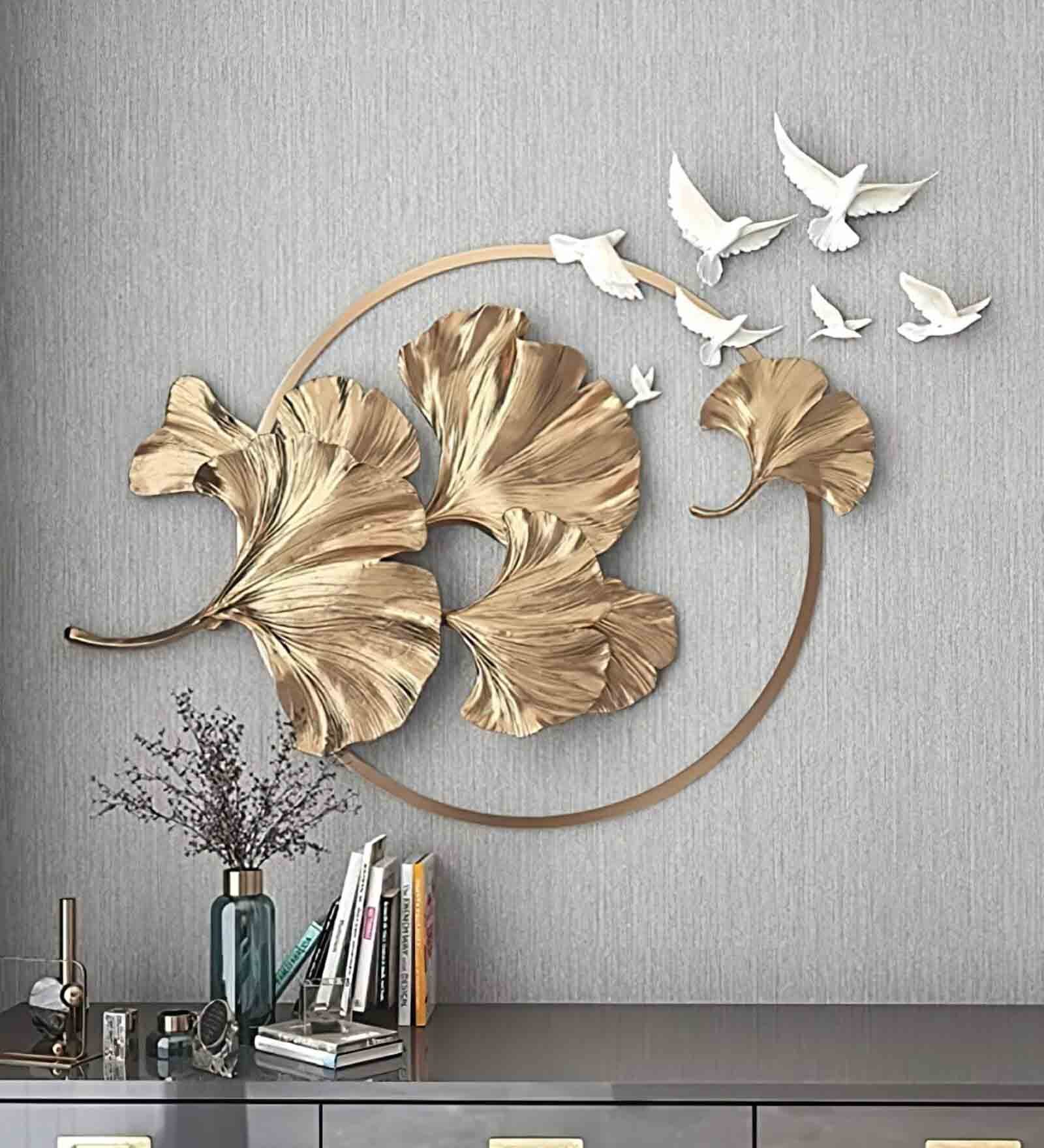 Buy Metal Flying Birds Wall Art In Multicolour by Moh Decors at 24% OFF ...