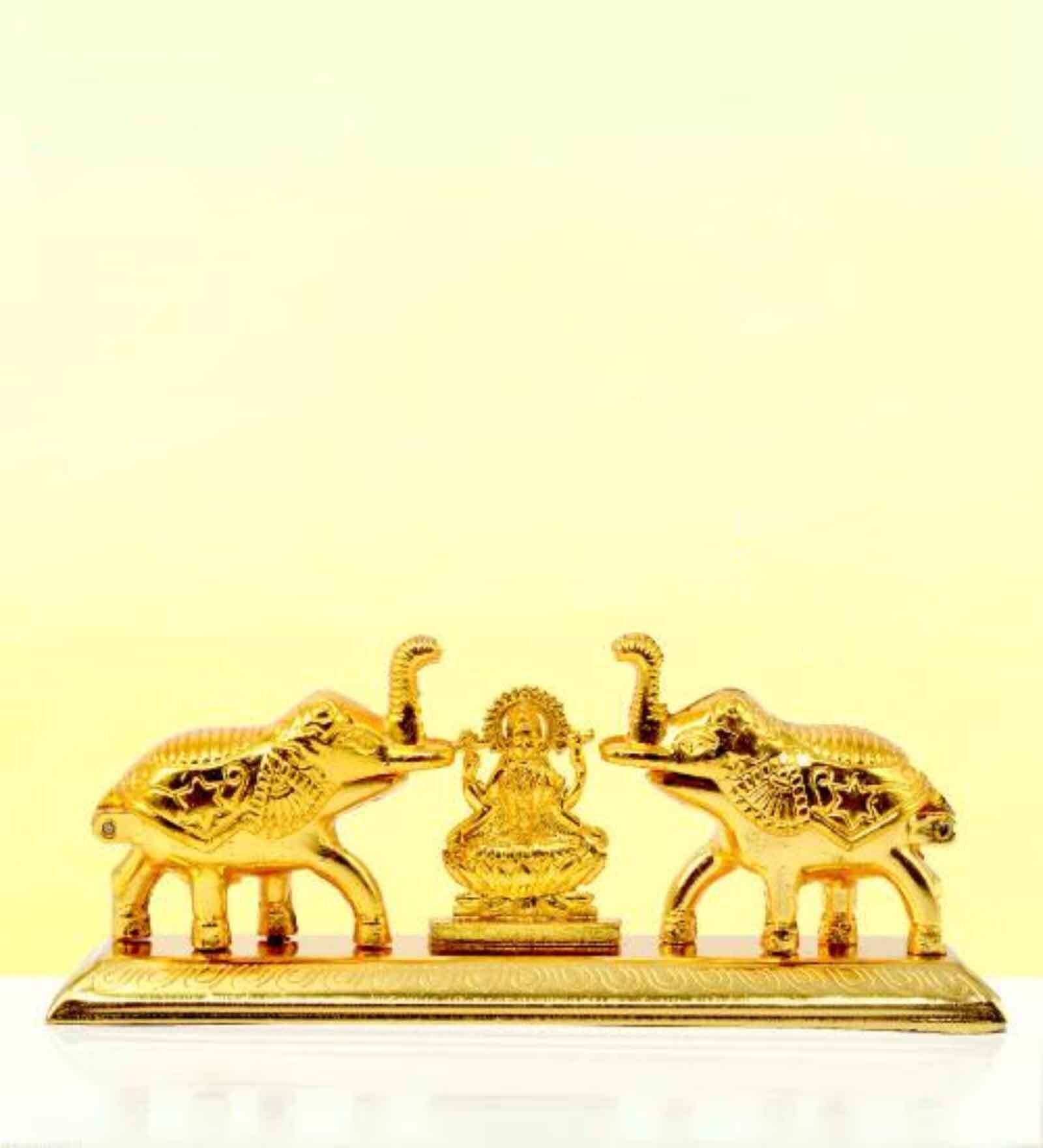 Metal Laxmi Elephant Chopda