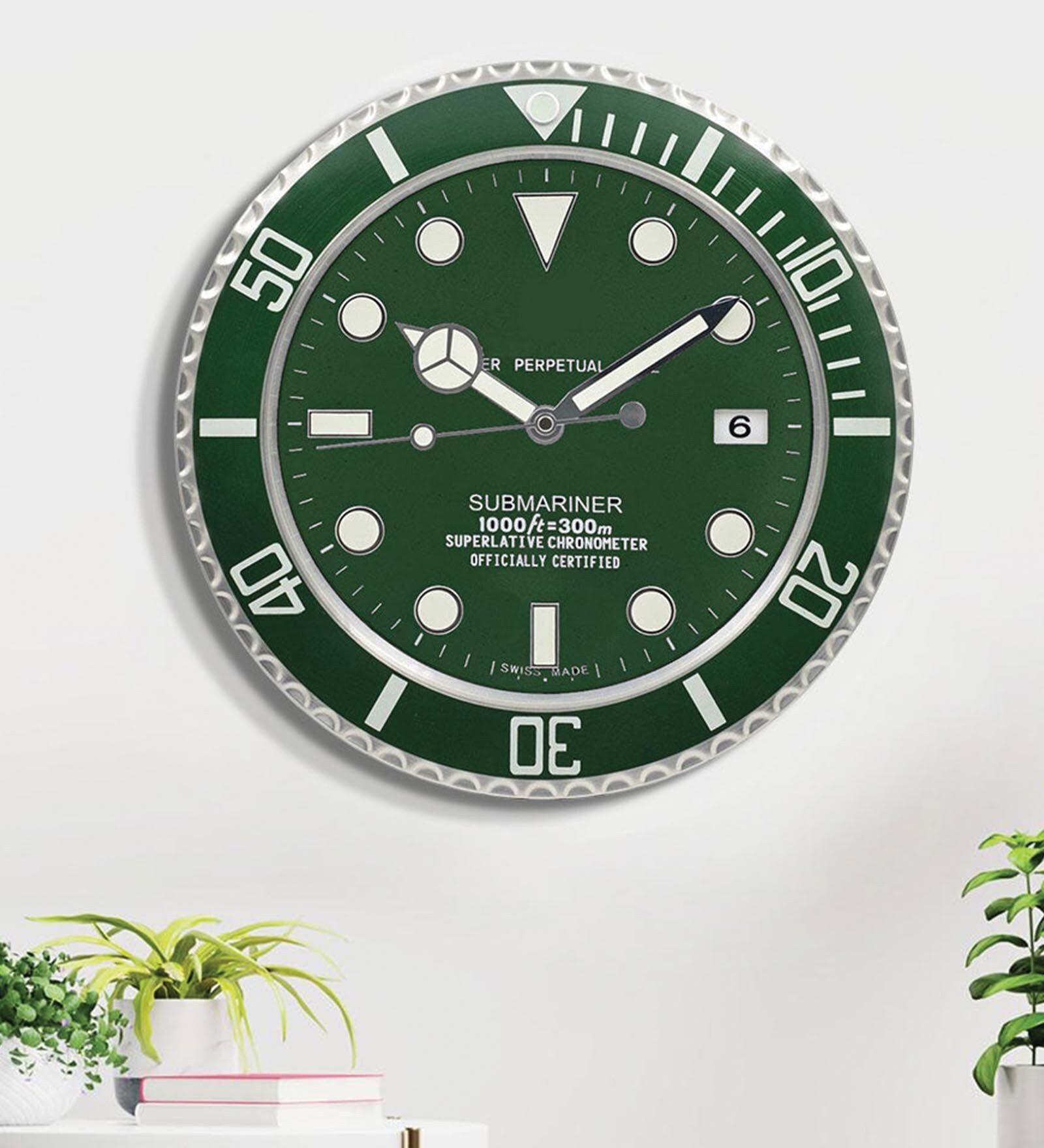 Gold Metal Luxury Modern Wall Clock