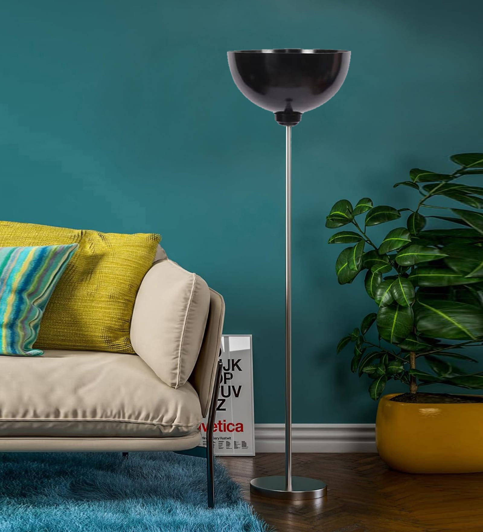 Metal Shade Floor Lamps Steel Wase