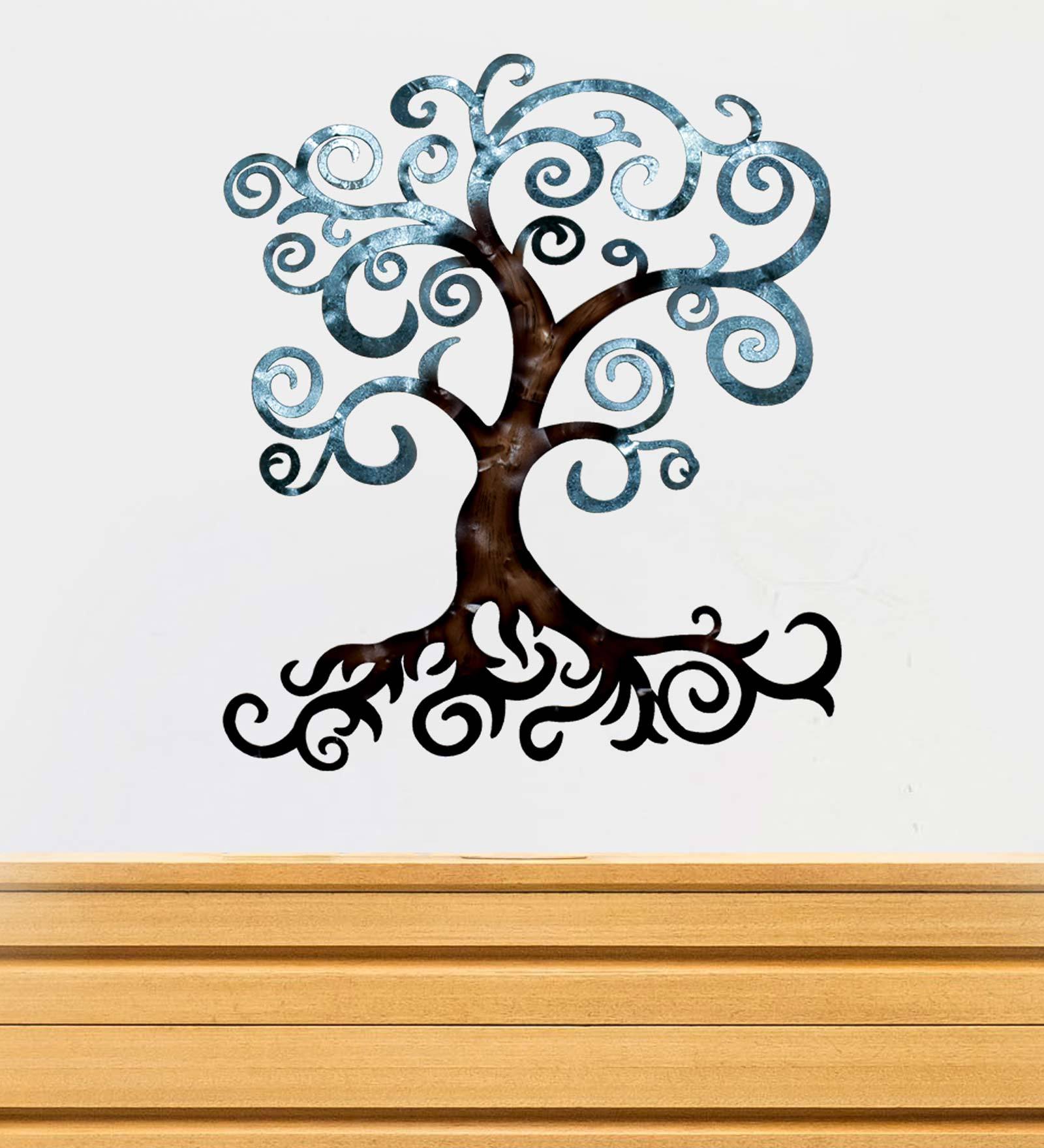 Buy Metal Wall Art In Blue By Craftter at 34 OFF by Craftter Pepperfry