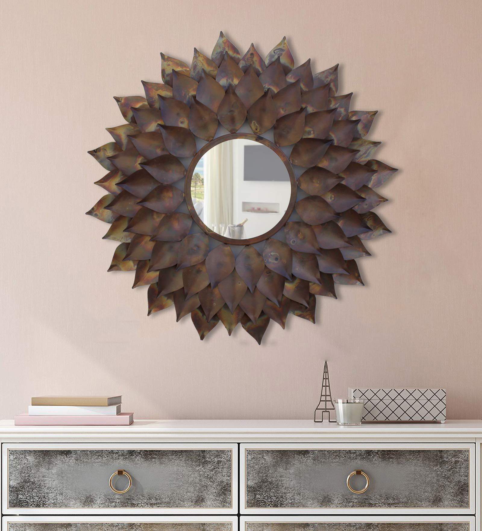 Buy Metal Wall Mirror at 4% OFF by Craftter | Pepperfry