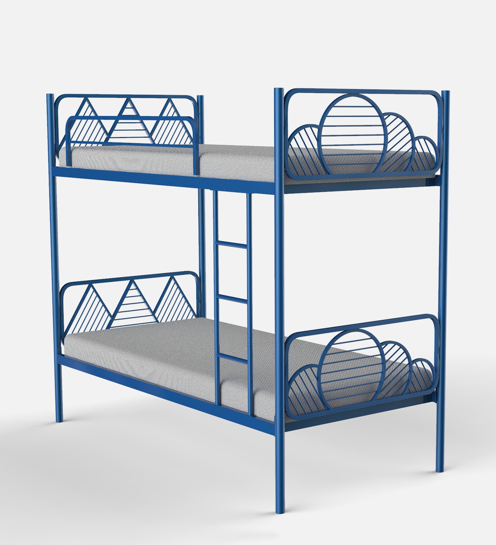 Nature  Metal Bunk Bed in Blue Colour