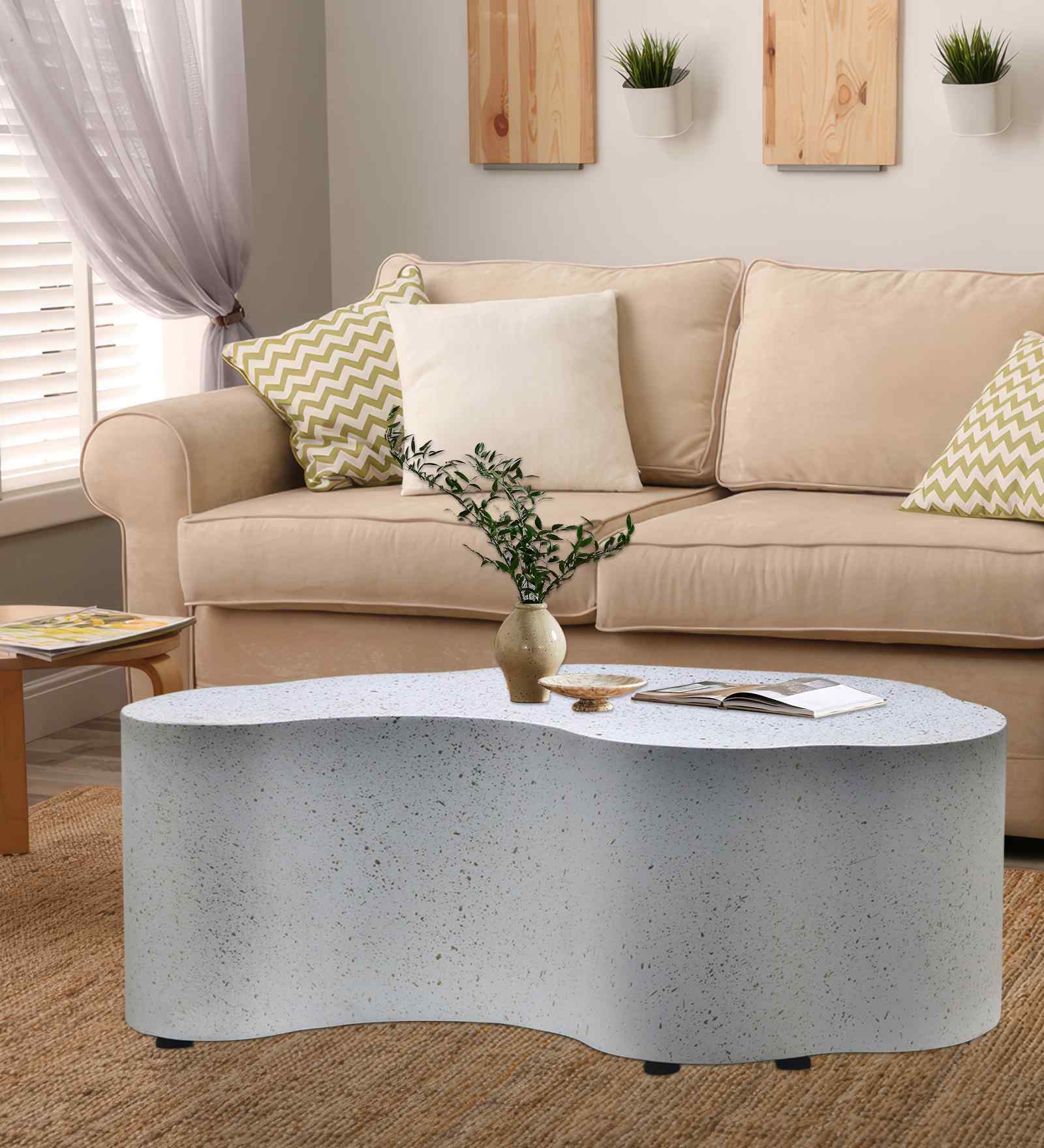 Liora Coffee Table In White Finish