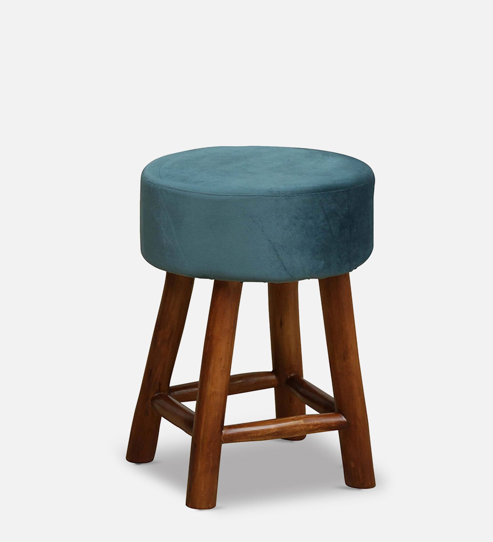 Buy Metz Seating Stool With Upholstery In Honey Oak Finish By Bohemiana Online Contemporary