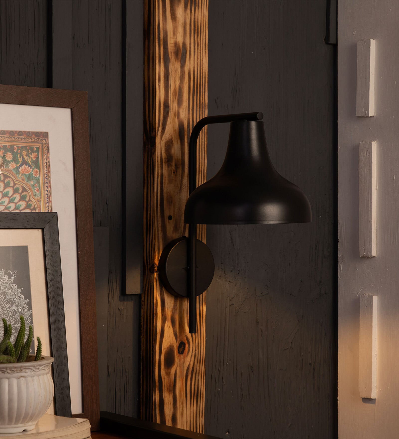 Meubles Black Wall Light