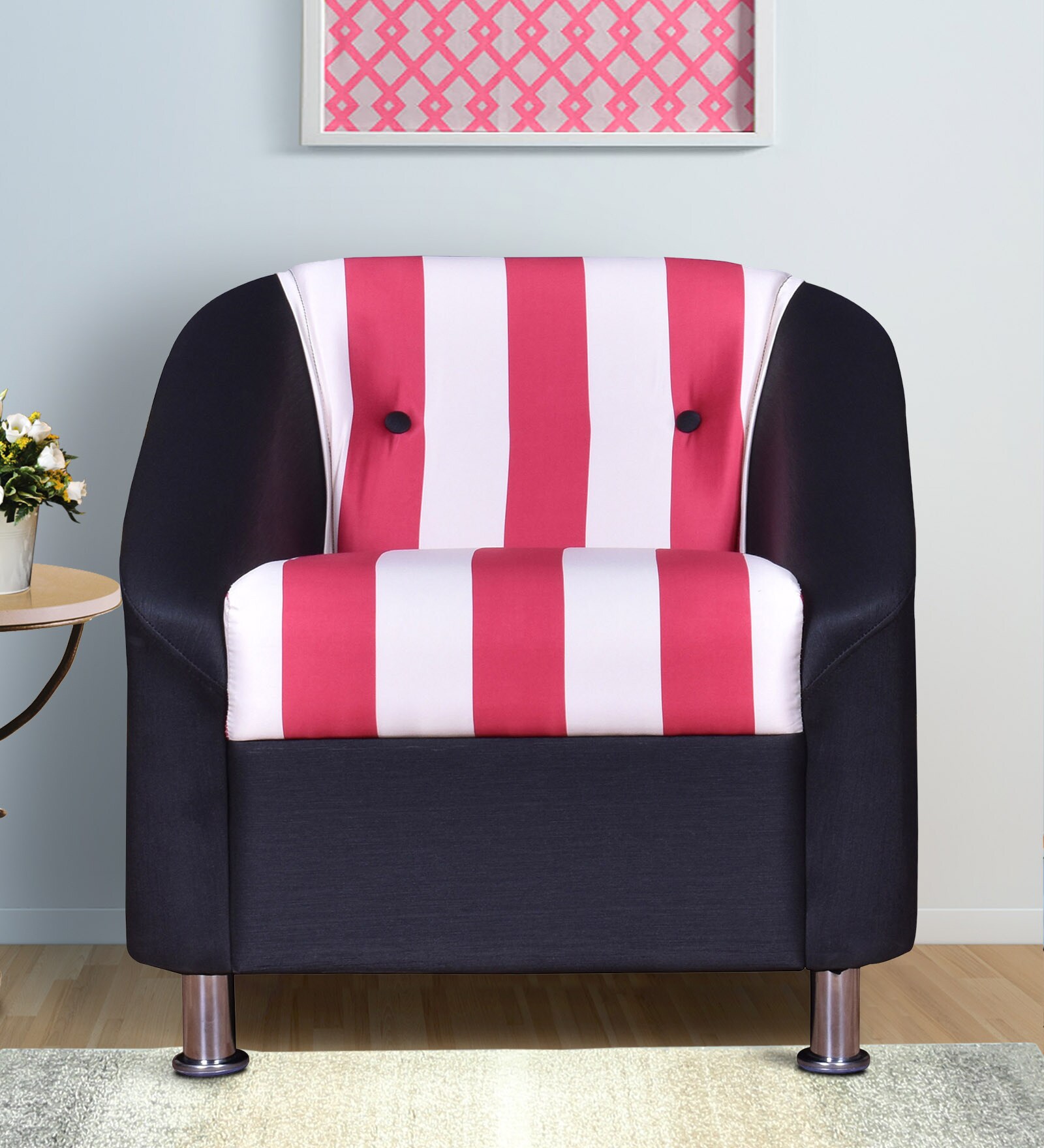 Mexico Leatherette 1 Seater Sofa in Multi Colour Mexico Leatherette 1 Seater Sofa in Multi Colour