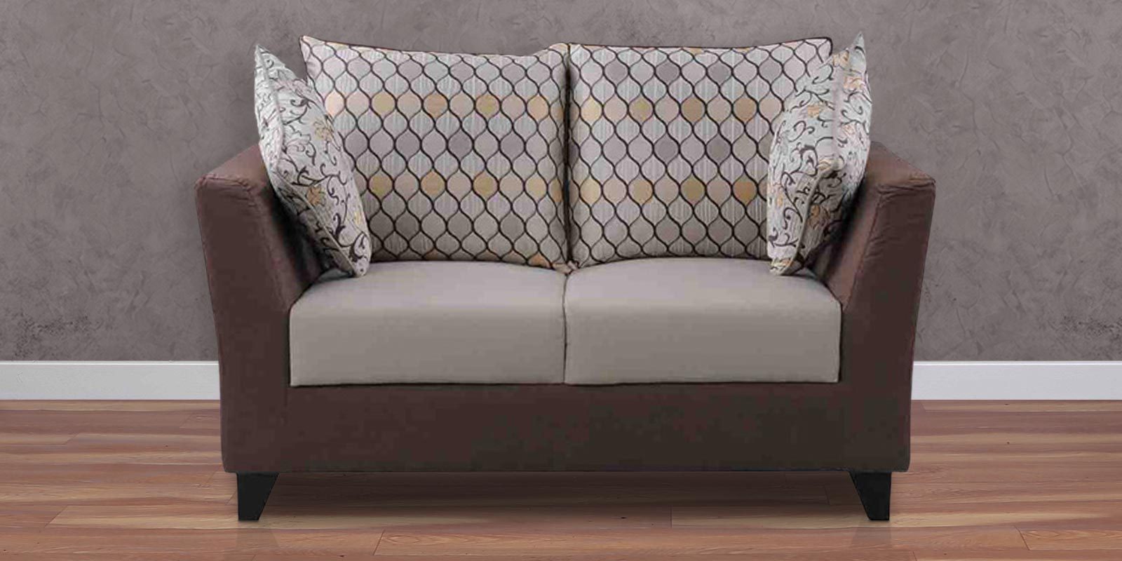Buy Melaka Two Seater Sofa in Brown Colour by Evok Online 2 Seater Sofas 2 Seater Sofas